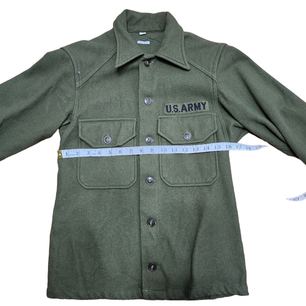 1950s Army Shirt Size Small - Picture 8 of 8